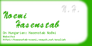 noemi hasenstab business card